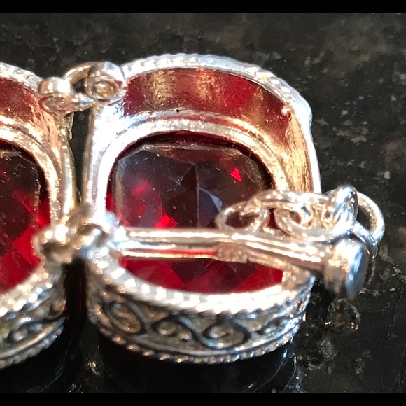 ♥️Sterling Silver Red Bracelet Gorgeous!!♥️ - Picture 2 of 6